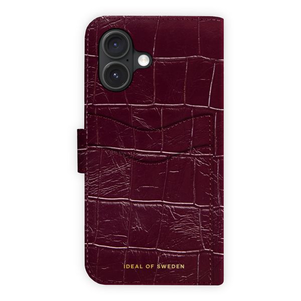 iDeal of Sweden Magnet Wallet+ Bookcase Apple iPhone 16 - Fine Wine