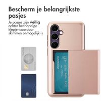 imoshion Backcover met pasjeshouder Samsung Galaxy S24 FE - Rosé Goud
