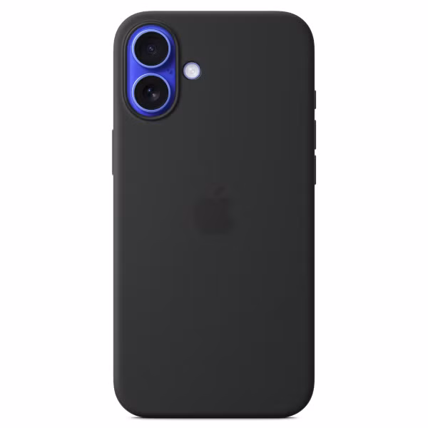 Apple Silicone Backcover MagSafe Apple iPhone 16 Plus - Black