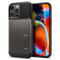 Spigen Slim Armor Backcover iPhone 14 Pro - Gunmetal