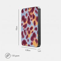 Selencia Vivid Powerbank 5.000 mAh - Draadloze Powerbank - MagSafe en Qi - Black / Rebel Crush