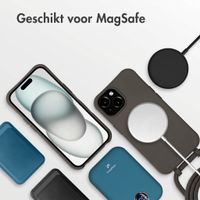 imoshion Color Backcover met afneembaar koord met MagSafe Apple iPhone 15 - Black Coffee