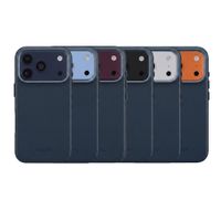 Accezz MagSafe Leather Backcover Apple iPhone 18 Pro / 17 Pro - Nightfall Blue