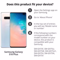 CaseMe Luxe Lederen 2 in 1 Portemonnee Bookcase Galaxy S10 Plus