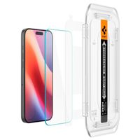 Spigen EZ Fit Glas.tR met Applicator - 1 pack Apple iPhone 16 Pro