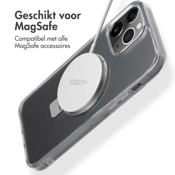 Accezz Ring Stand Backcover met MagSafe Apple iPhone 13 Pro Max - Transparant