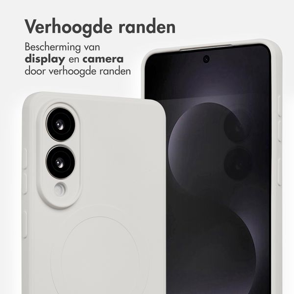 imoshion Color Backcover met MagSafe Samsung Galaxy S25 Edge - Beige