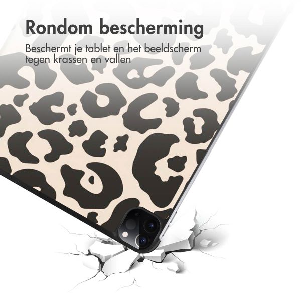 imoshion Trifold Design Bookcase iPad Pro 11 (2022) / Pro 11 (2021) - Leopard