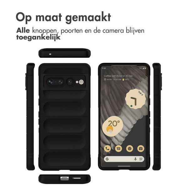 imoshion EasyGrip Backcover Google Pixel 7 Pro - Zwart