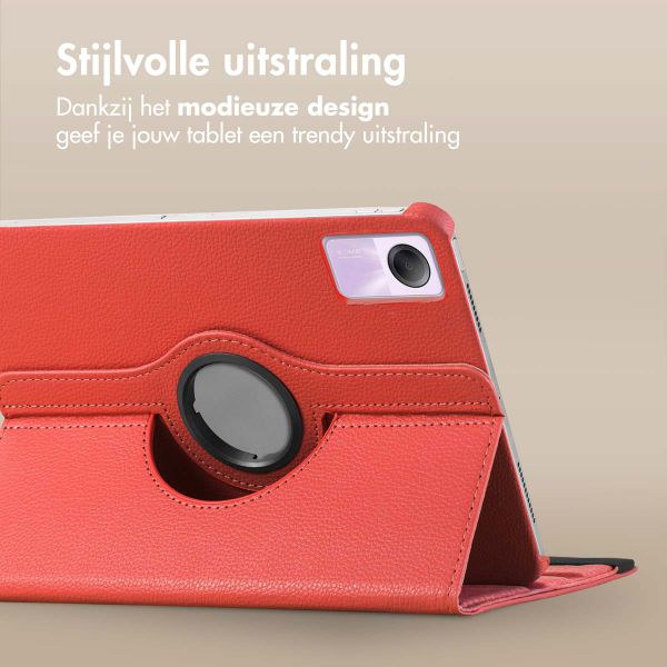 imoshion 360° draaibare Bookcase Xiaomi Redmi Pad SE - Rood