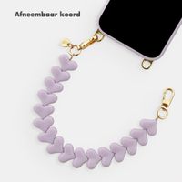 Selencia Lova Hartjes Polskoord - Muted Mauve