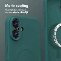 imoshion Color Backcover met MagSafe Apple iPhone 16 Plus - Donkergroen