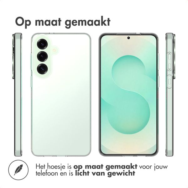 Accezz Clear Backcover Samsung Galaxy S26 Plus - Transparant