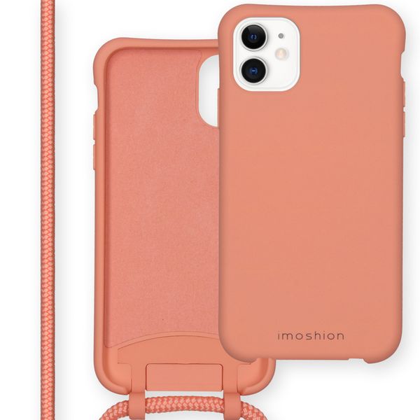 imoshion Color Backcover met afneembaar koord iPhone 11 - Peach