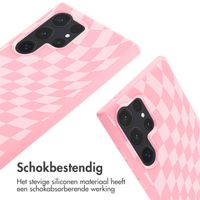 imoshion Siliconen design hoesje met koord Samsung Galaxy S24 Ultra - Retro Pink