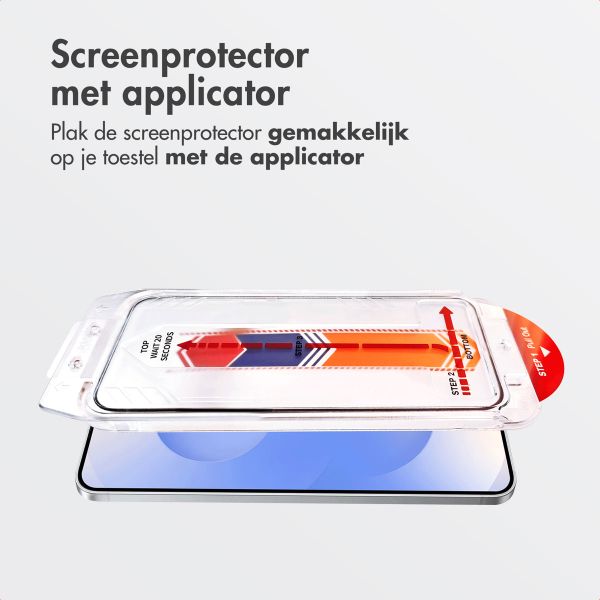 Accezz Gehard Glas Screenprotector + Applicator Samsung Galaxy S24 / S25
