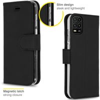 Accezz Wallet Softcase Bookcase Xiaomi Mi 10 Lite - Zwart