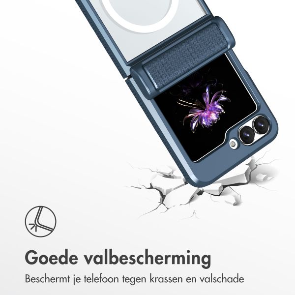 imoshion Rugged Backcover met MagSafe Samsung Galaxy Z Flip 6 - Donkerblauw