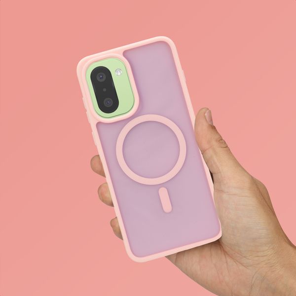 imoshion Color Guard Backcover met MagSafe OnePlus 15R - Lichtroze