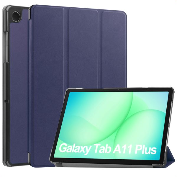 imoshion Trifold Bookcase Samsung Galaxy Tab A11 Plus - Donkerblauw
