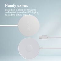 Accezz Wireless Charger USB-C - MagSafe Wireless Charger - 1 Metre - White