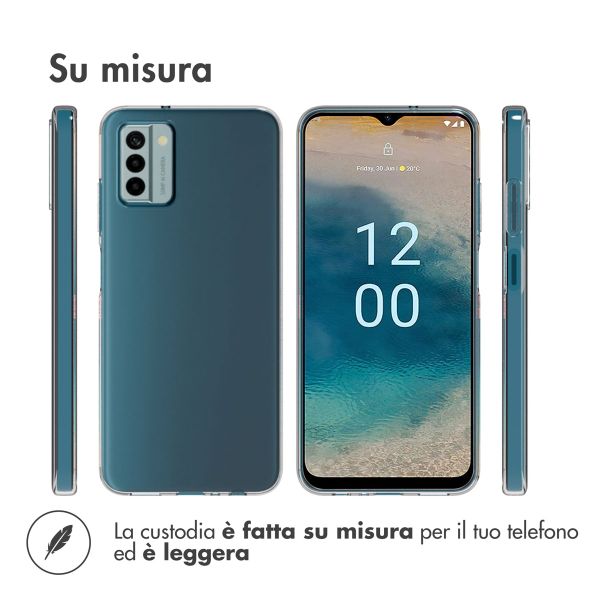 Accezz Clear Backcover Nokia G22 - Transparant