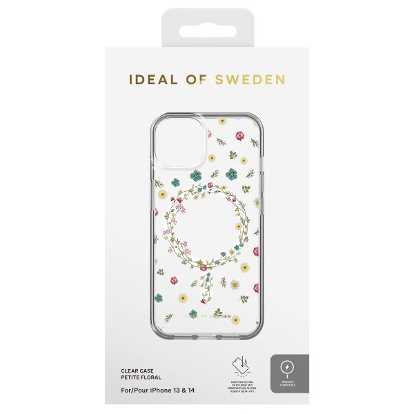 iDeal of Sweden Clear Case MagSafe Apple iPhone 13 / 14 - Petite Floral