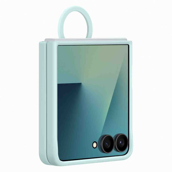 Samsung Originele Silicone Cover Ring Samsung Galaxy Z Flip 7 - Mint