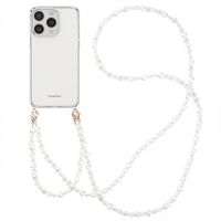 imoshion Backcover met koord + armband Apple iPhone 15 Pro Max - Parels Hartjes