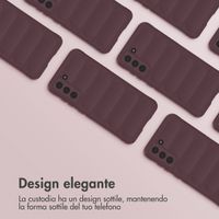 imoshion EasyGrip Backcover Samsung Galaxy S21 FE - Aubergine