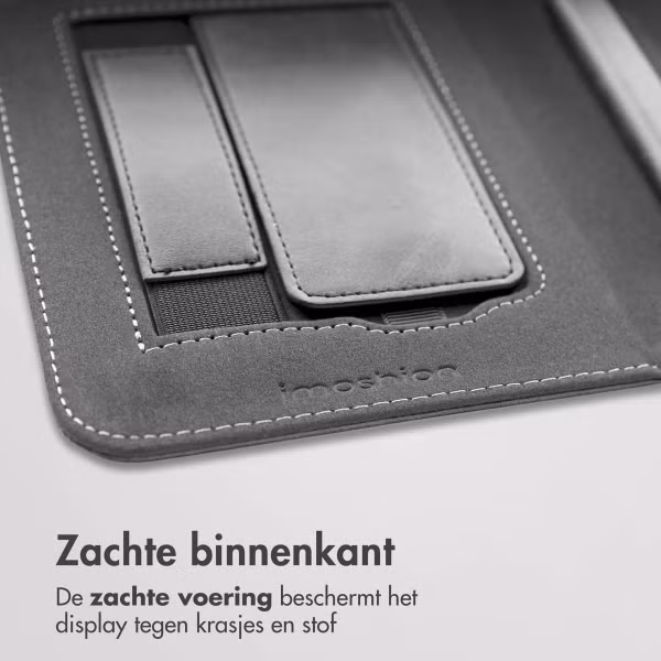 imoshion Stand Bookcase Sleepcover met strap Amazon Kindle (2024) / Amazon Kindle (2022) 11th gen - Zwart