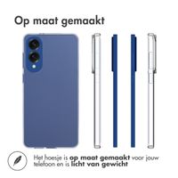 Accezz Clear Backcover Samsung Galaxy S25 Edge - Transparant