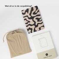 Selencia Vivid tablethoes Samsung Galaxy Tab A9 Plus - Art Wave Black