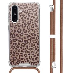 imoshion Design hoesje met koord Samsung Galaxy A26 - Leopard Mood