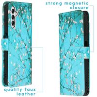 imoshion Design Softcase Bookcase Samsung Galaxy A14 (5G) - Blossom