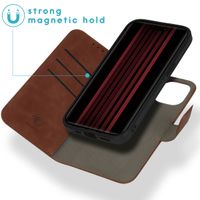 imoshion Uitneembare 2-in-1 Luxe Bookcase Apple iPhone 15 - Bruin