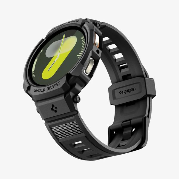 Spigen Rugged Armor™ Pro case Samsung Galaxy Watch 9 / Watch 8 (40 mm) - Matte Black
