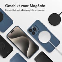 imoshion Color Backcover met MagSafe Apple iPhone 15 Pro Max - Donkerblauw