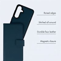 imoshion Detachable 2-in-1 Luxury Bookcase Samsung Galaxy S26 - Blue