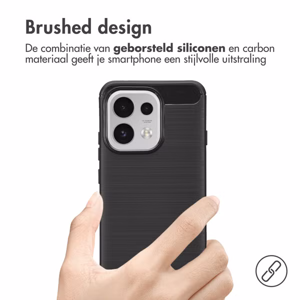 imoshion Brushed Backcover Oppo Reno 16 F - Zwart