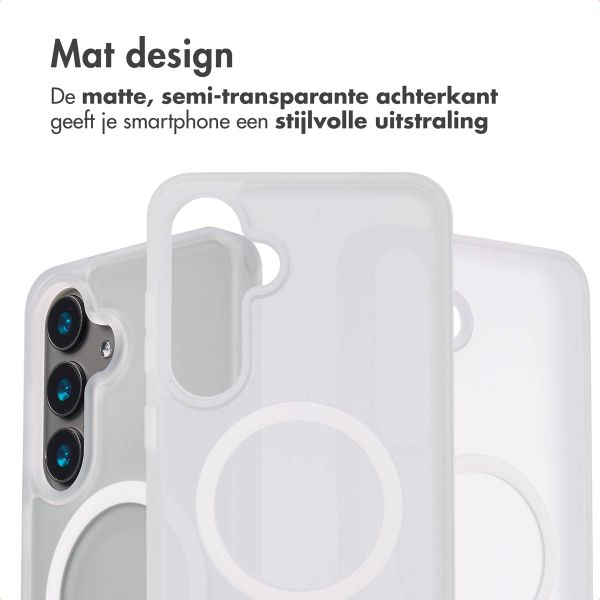 imoshion Color Guard Backcover met MagSafe Samsung Galaxy S24 - Wit