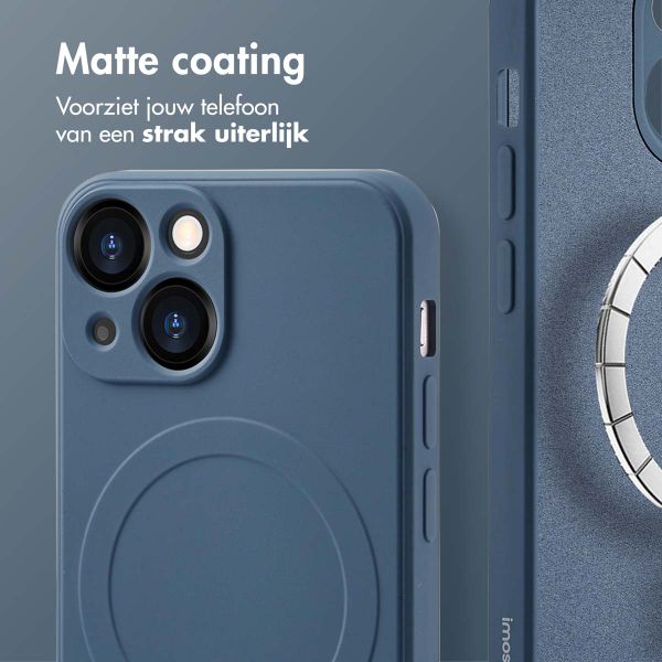 imoshion Color Backcover met MagSafe Apple iPhone 13 Mini - Donkerblauw