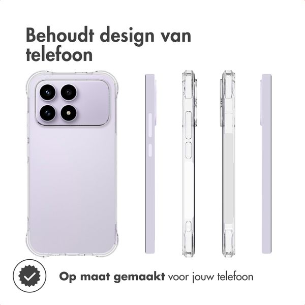 imoshion Shockproof Case Xiaomi Poco F8 Pro - Transparant