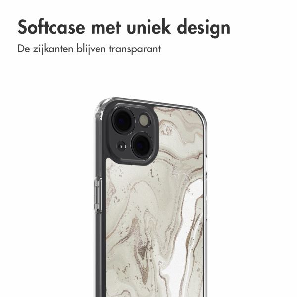 imoshion Design hoesje Apple iPhone 13 - Sandy Marble