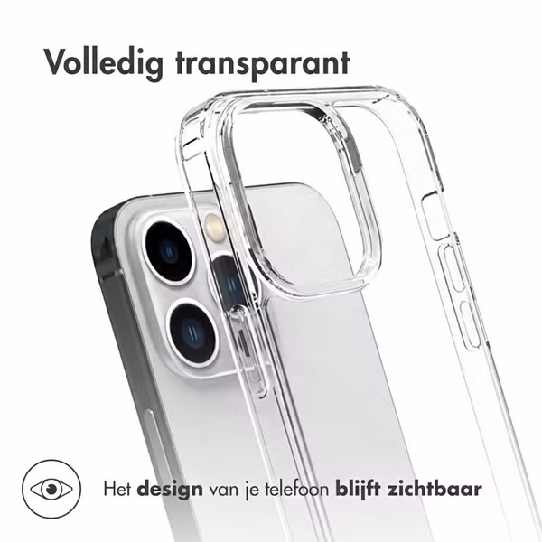 Accezz Xtreme Impact Backcover Apple iPhone 14 Pro Max - Transparant
