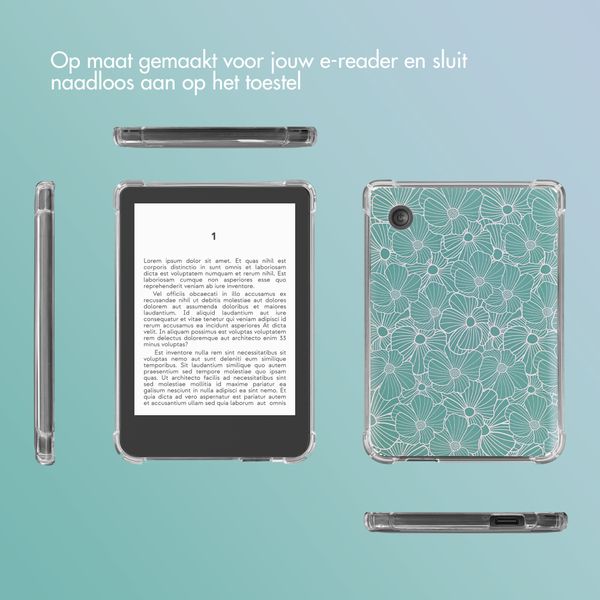imoshion Design Clear Backcover Kobo Clara Colour / Clara BW - Botanica