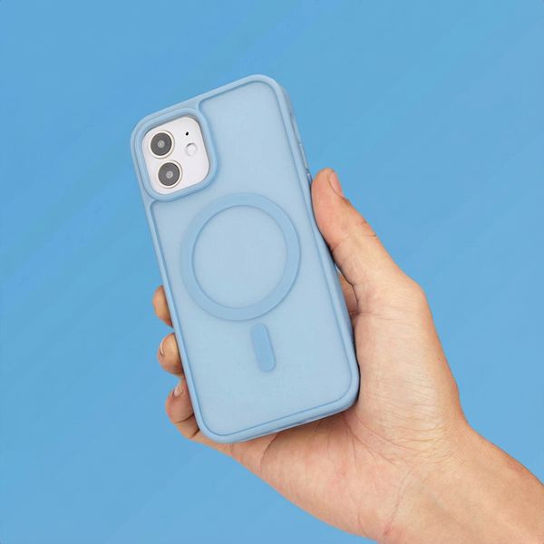 imoshion Colour Guard Back Cover with MagSafe Apple iPhone 12 (Pro) - Light blue