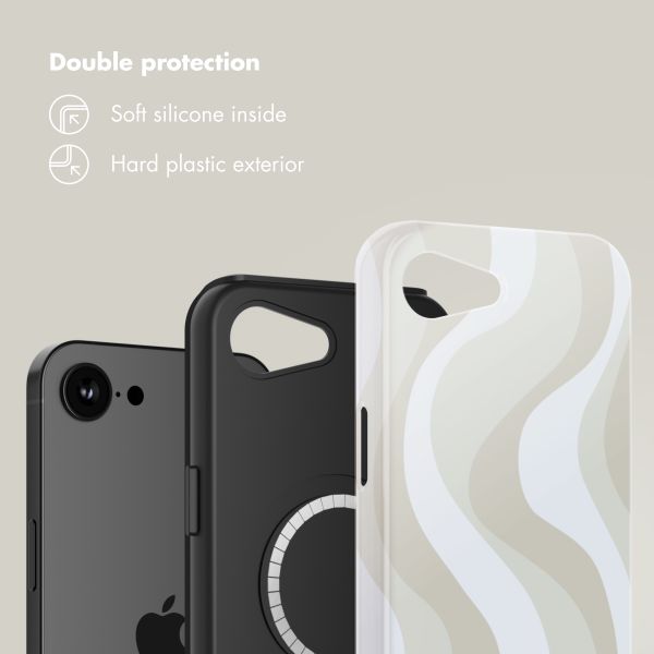 Selencia Vivid Case with MagSafe Apple iPhone 17e / 16e - Desert Waves Beige