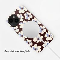 Selencia Vivid Backcover met MagSafe Apple iPhone 14 - Choco Flower Pop