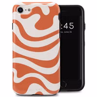 Selencia Vivid Backcover Apple iPhone SE (2022 / 2020) / 8 / 7 / 6(s) - Dream Swirl Orange